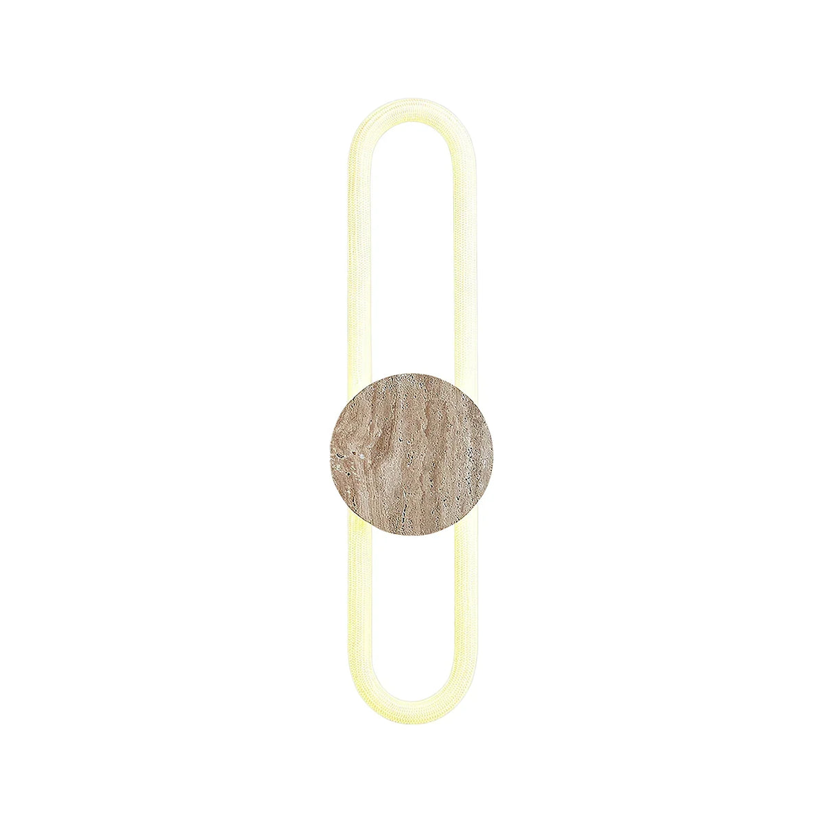 Long Strip Ra Travertine Wall Lamp – Travertine detail 20