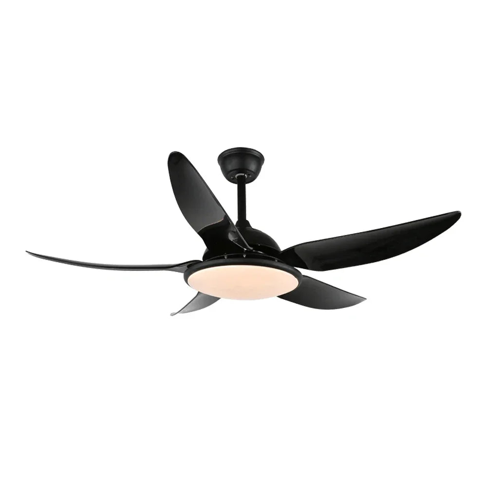 Modern Curved Blade Copper Ceiling Fan Light – Copper detail 15
