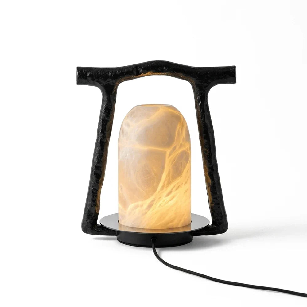 Sora Alabaster Table Lamp – Alabaster detail 11