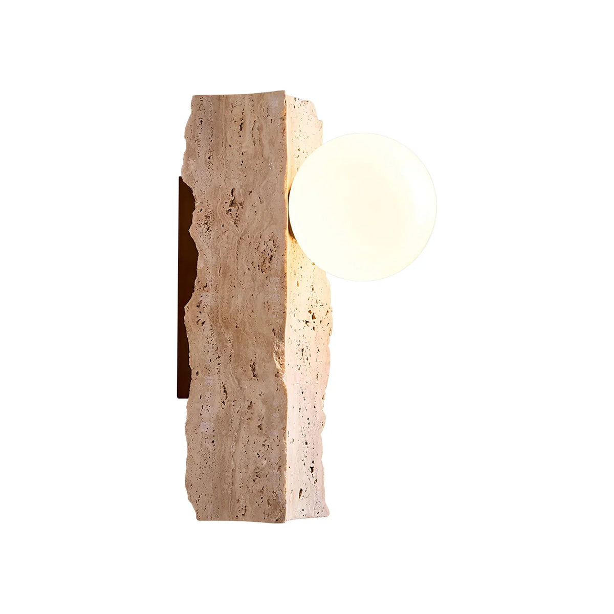 Travertine Daith Irregulate Wall Lamp – Travertine detail 12