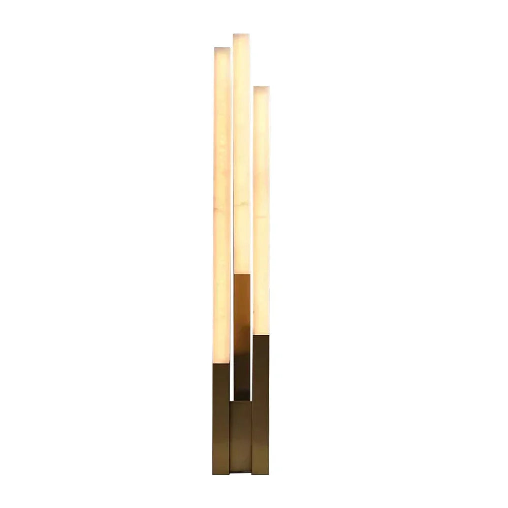 Vertical Alabaster Geometric Floor Lamp – Alabaster detail 20