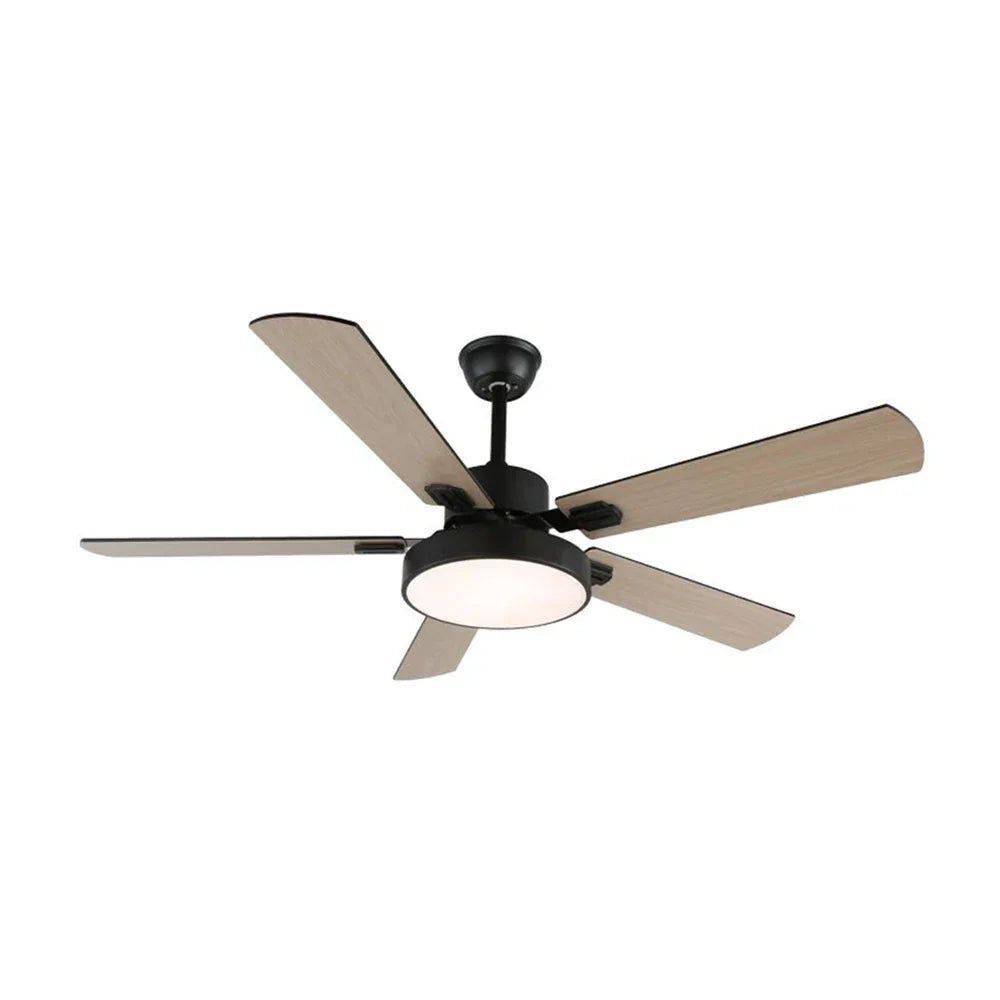 Zepyra Modern Industrial Style Copper Ceiling Fan Light – Copper detail 15