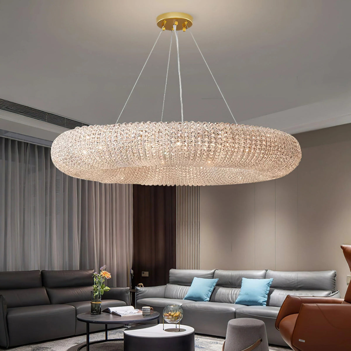 Crystal Smoked Chandelier – Crystal detail 17