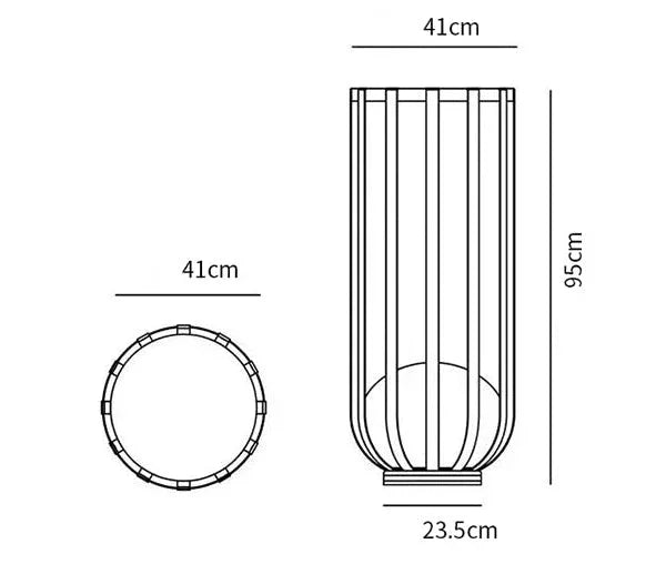 Bols Outdoor Garden Lamp Steel – Steel detail 50