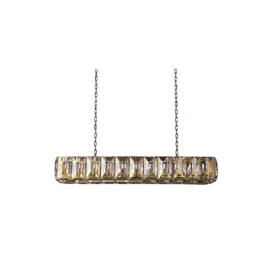 Rectangular Glass Chandelier