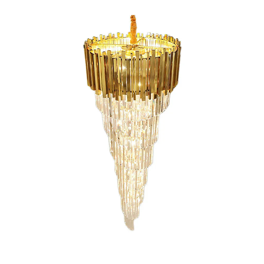 Bourbons Round Steel Chandelier