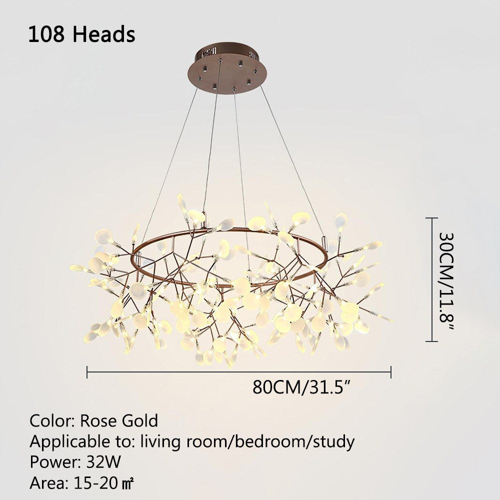 Branch Firefly Chandelier for Living Room – detail 5
