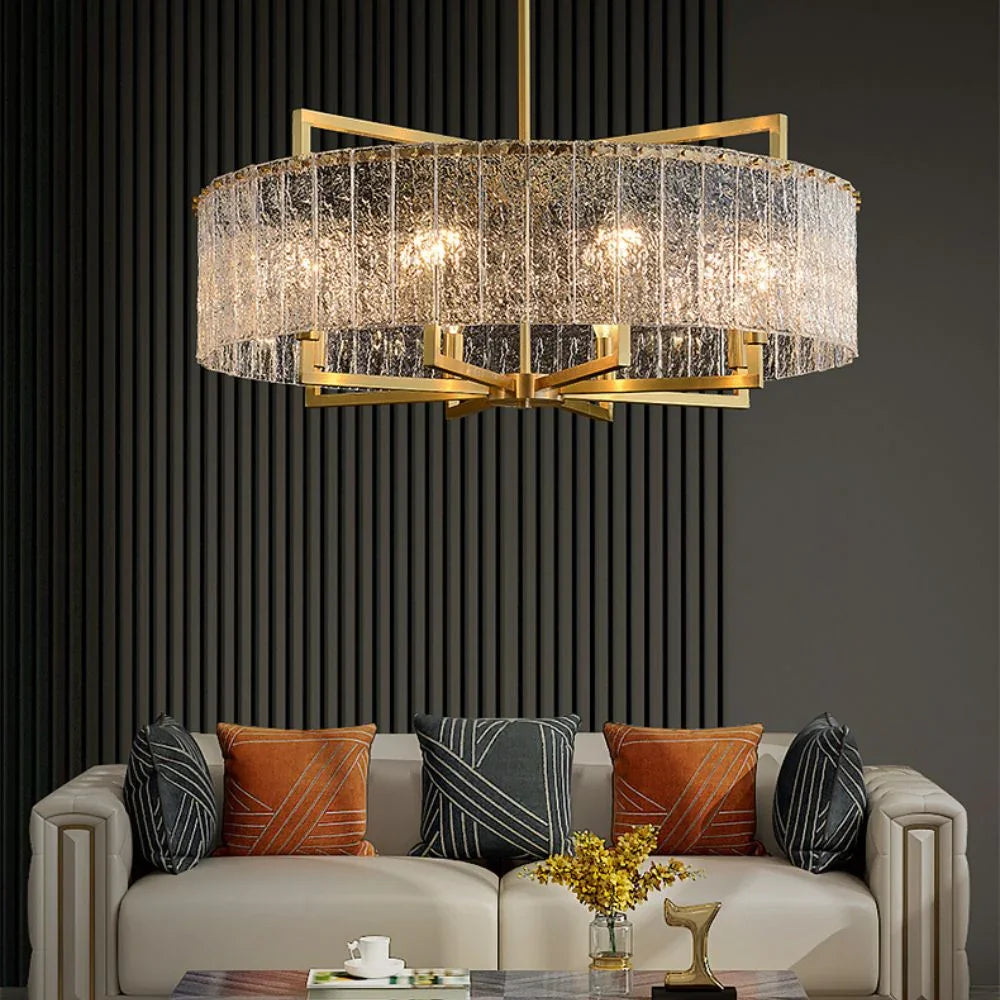 Round Crystal Chandelier – Crystal detail 8