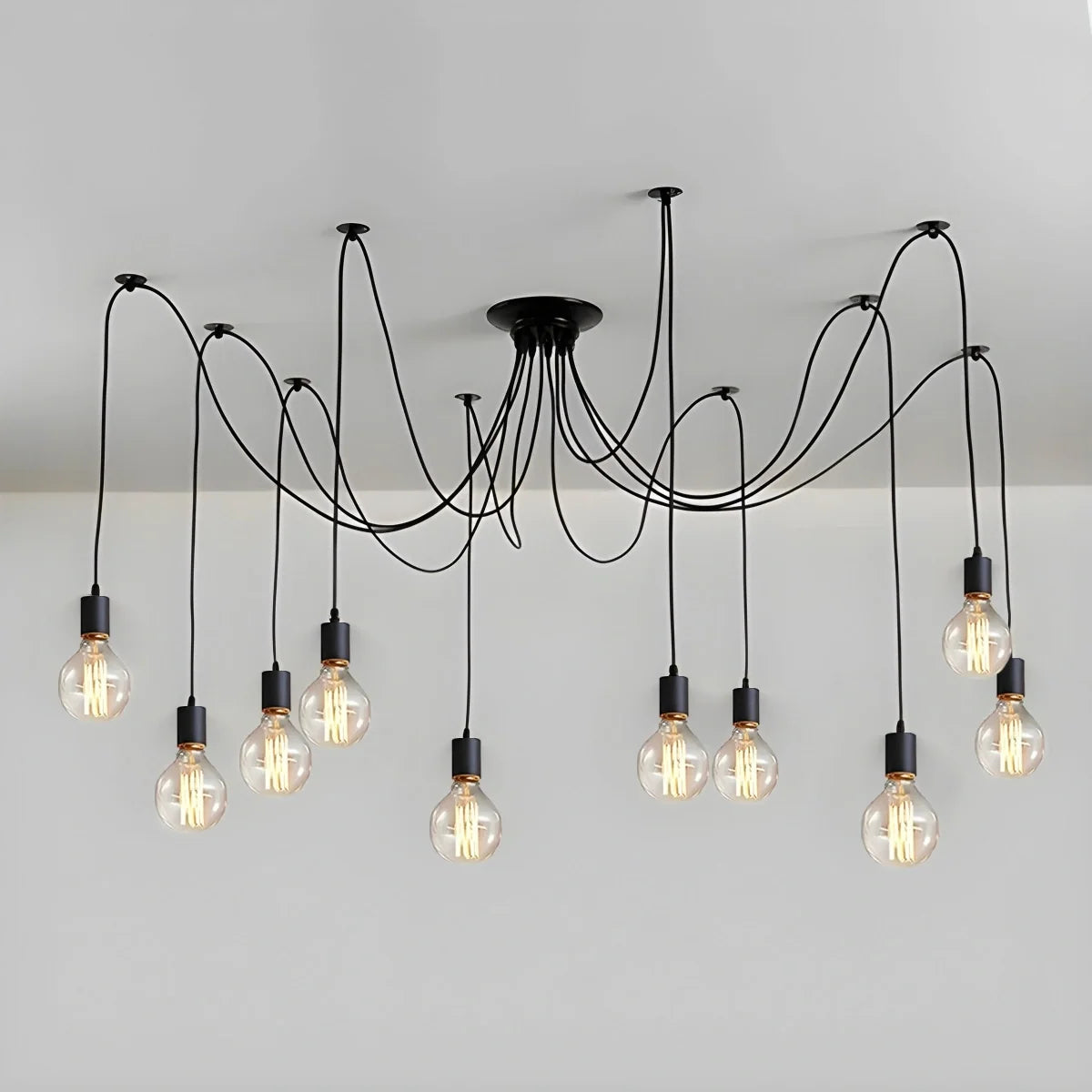 Alfie Vintage Multiple Light Bulbs Chandelier – detail 8