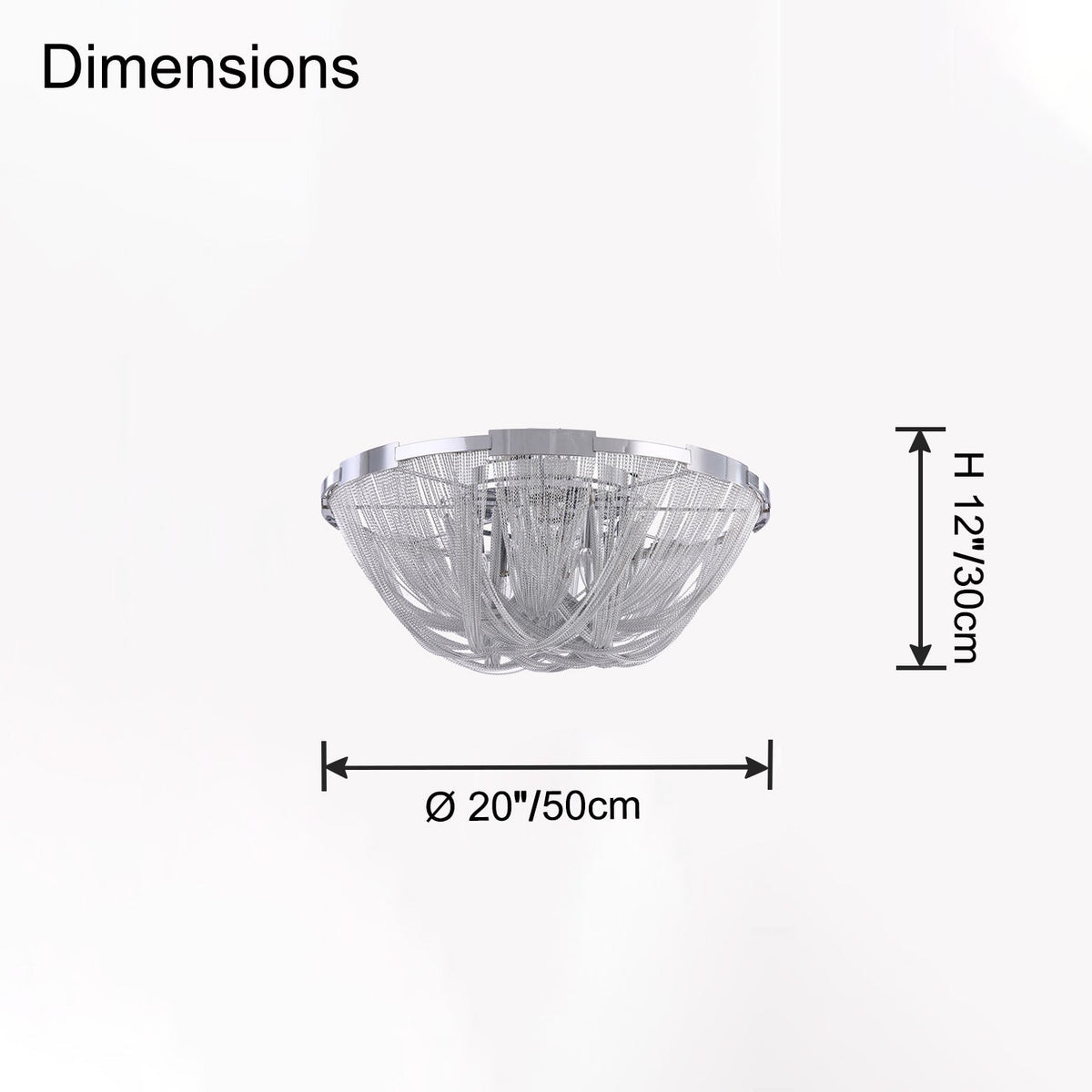 Chain Tassel Ceiling Light – detail 22