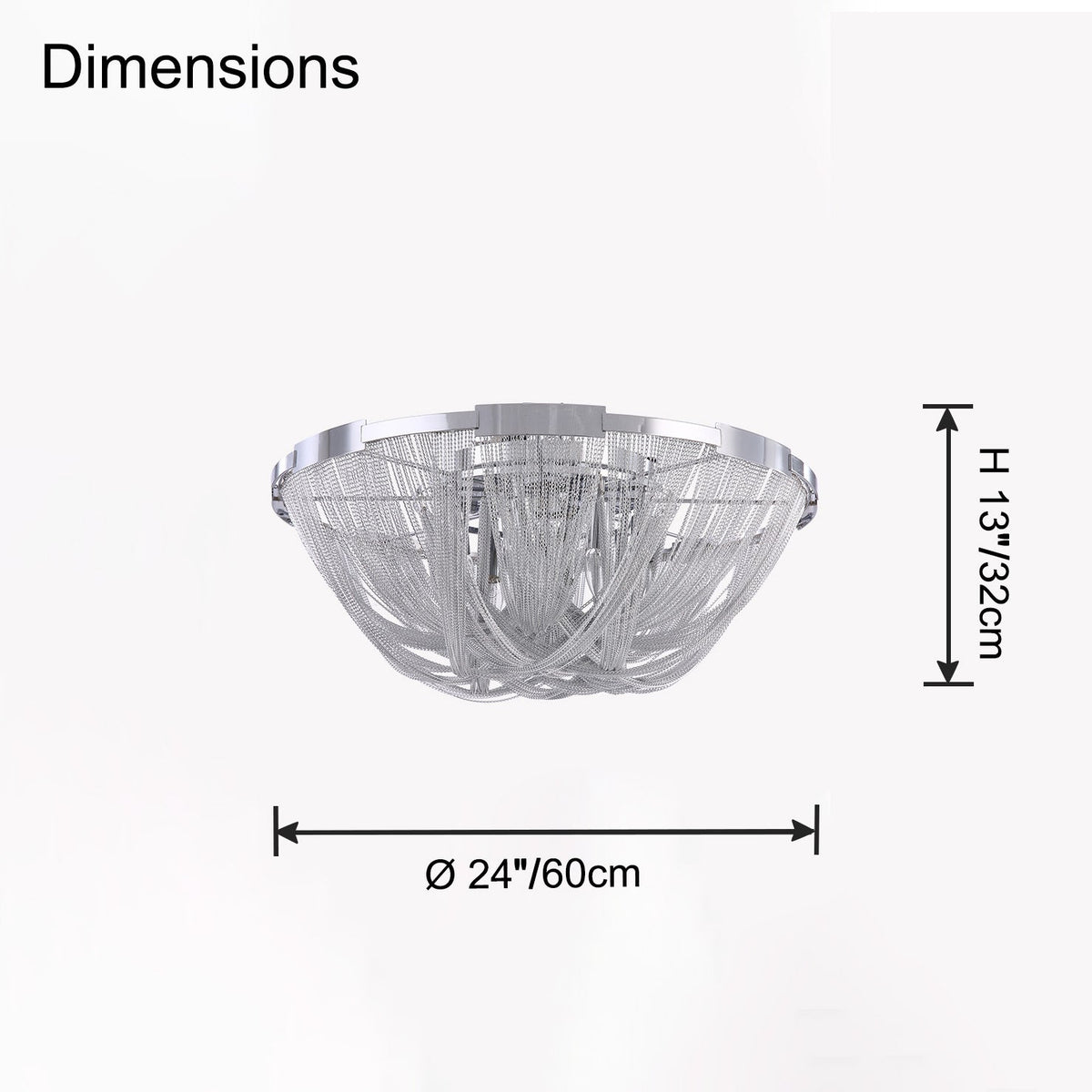 Chain Tassel Ceiling Light – detail 23