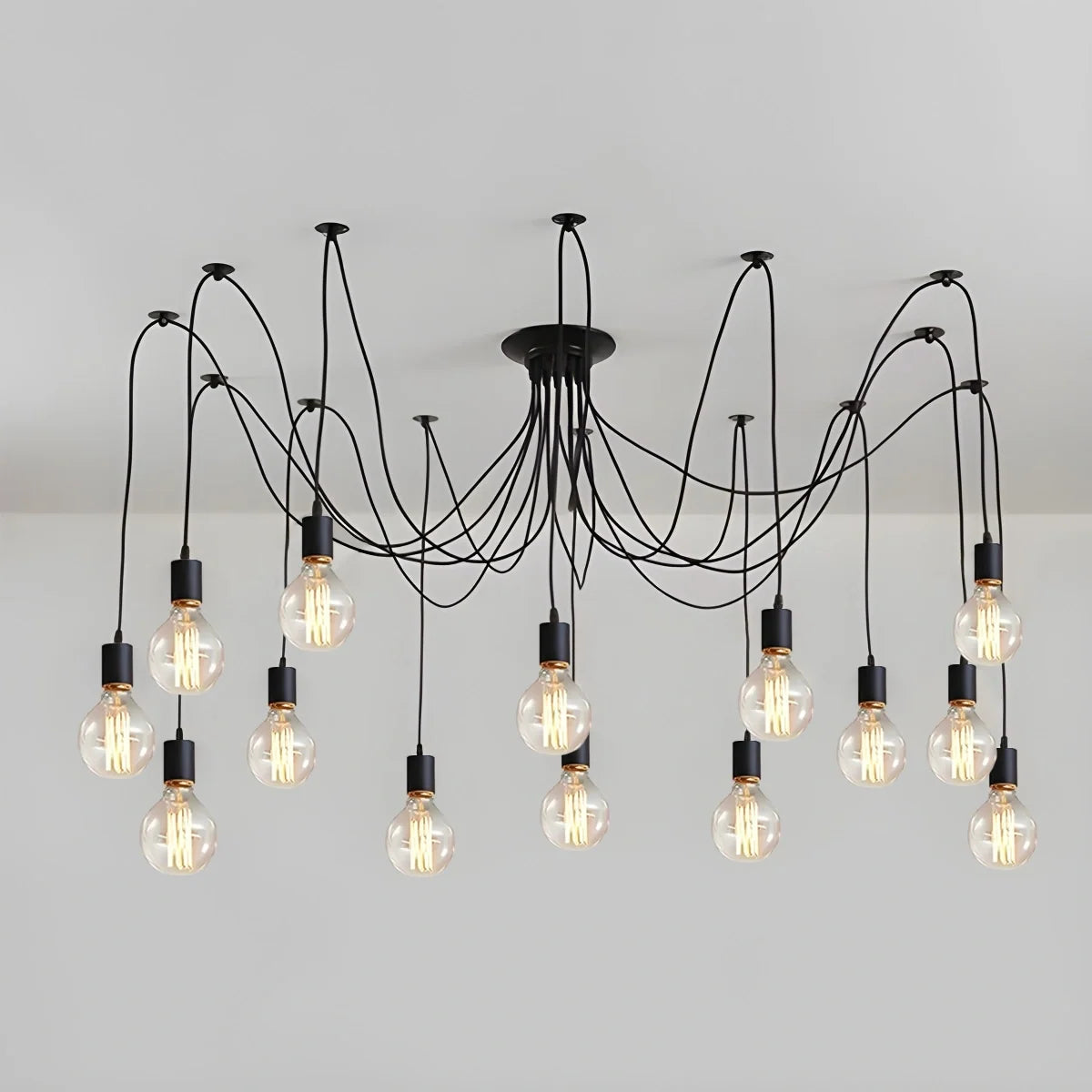 Alfie Vintage Multiple Light Bulbs Chandelier – detail 12