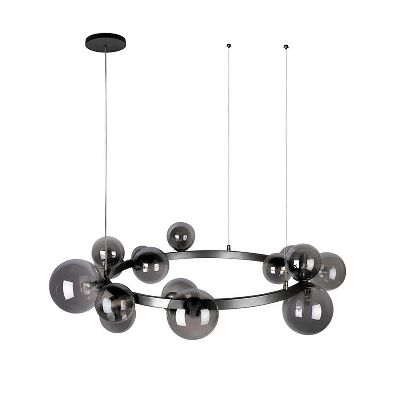 Circular Glass Bubble Chandelier – Glass detail 29