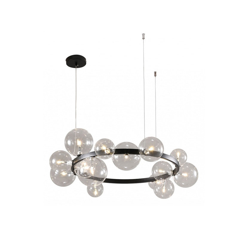 Circular Glass Bubble Chandelier – Glass detail 25