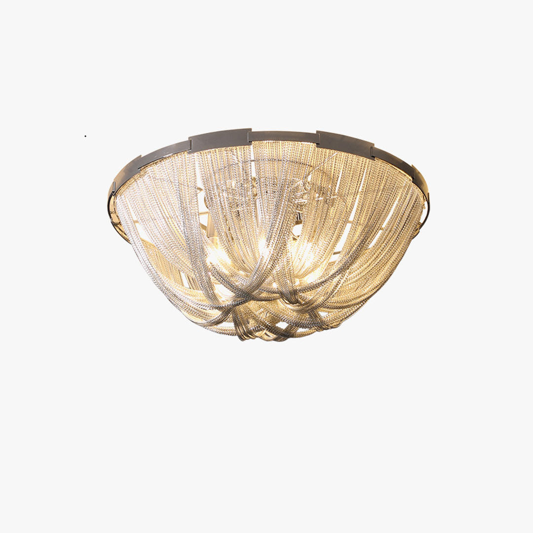 Chain Tassel Ceiling Light – detail 2