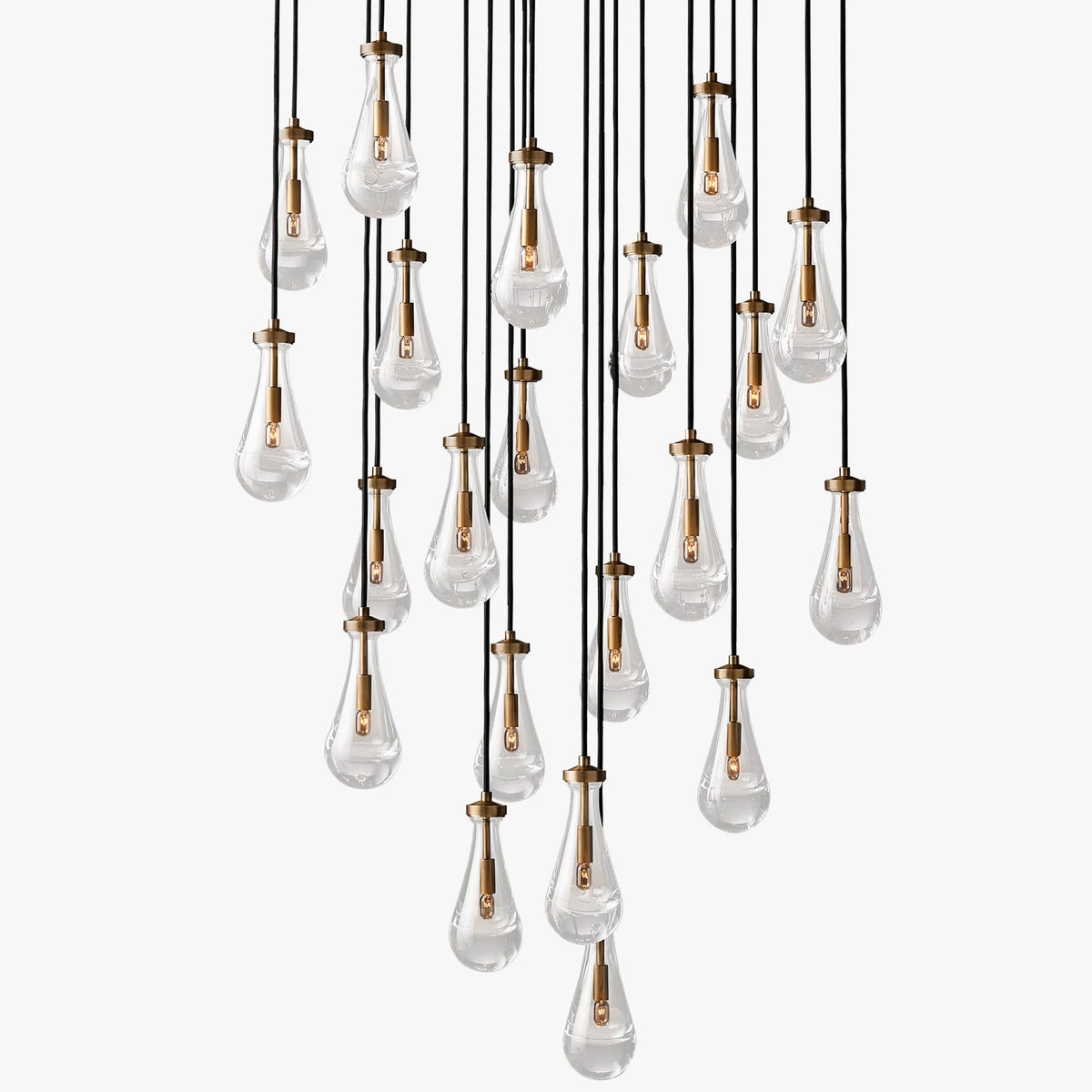 Raindrop Glass Chandelier – Glass detail 2