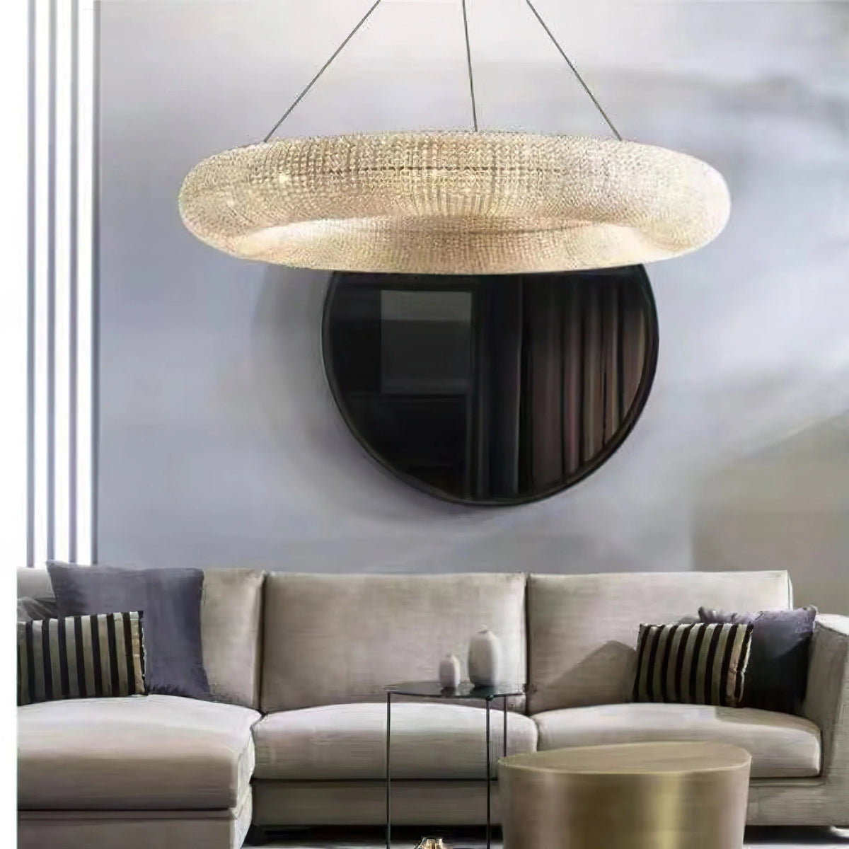 Crystal Smoked Chandelier – Crystal detail 9