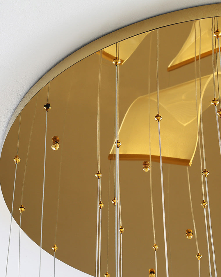 Creative Ribbon Acrylic Chandelier – Acrylic detail 17