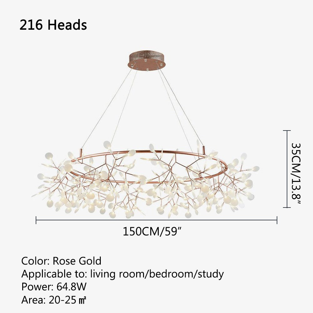 Branch Firefly Chandelier for Living Room – detail 11