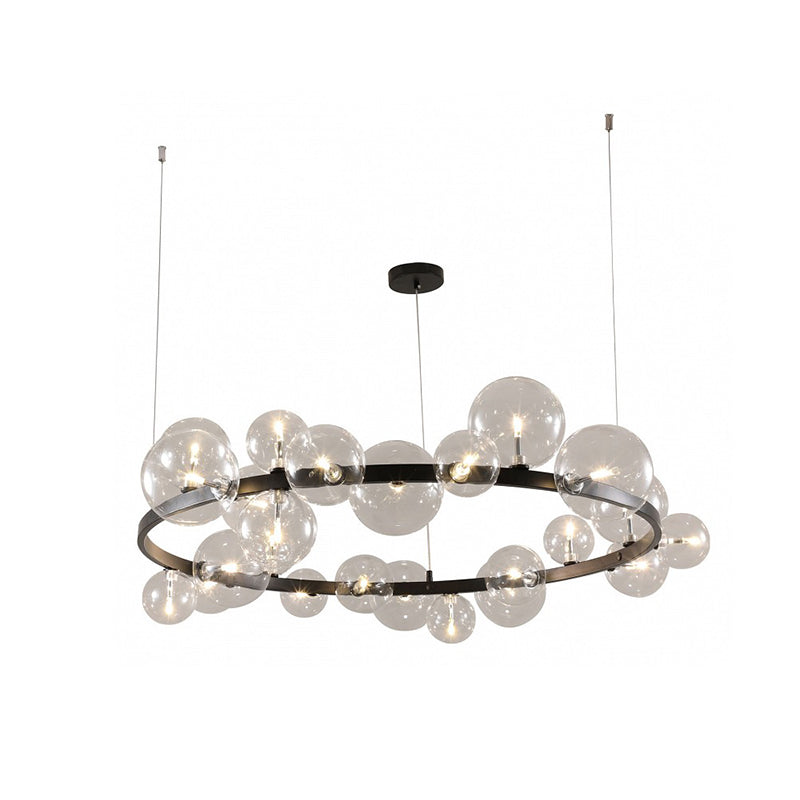 Circular Glass Bubble Chandelier – Glass detail 27