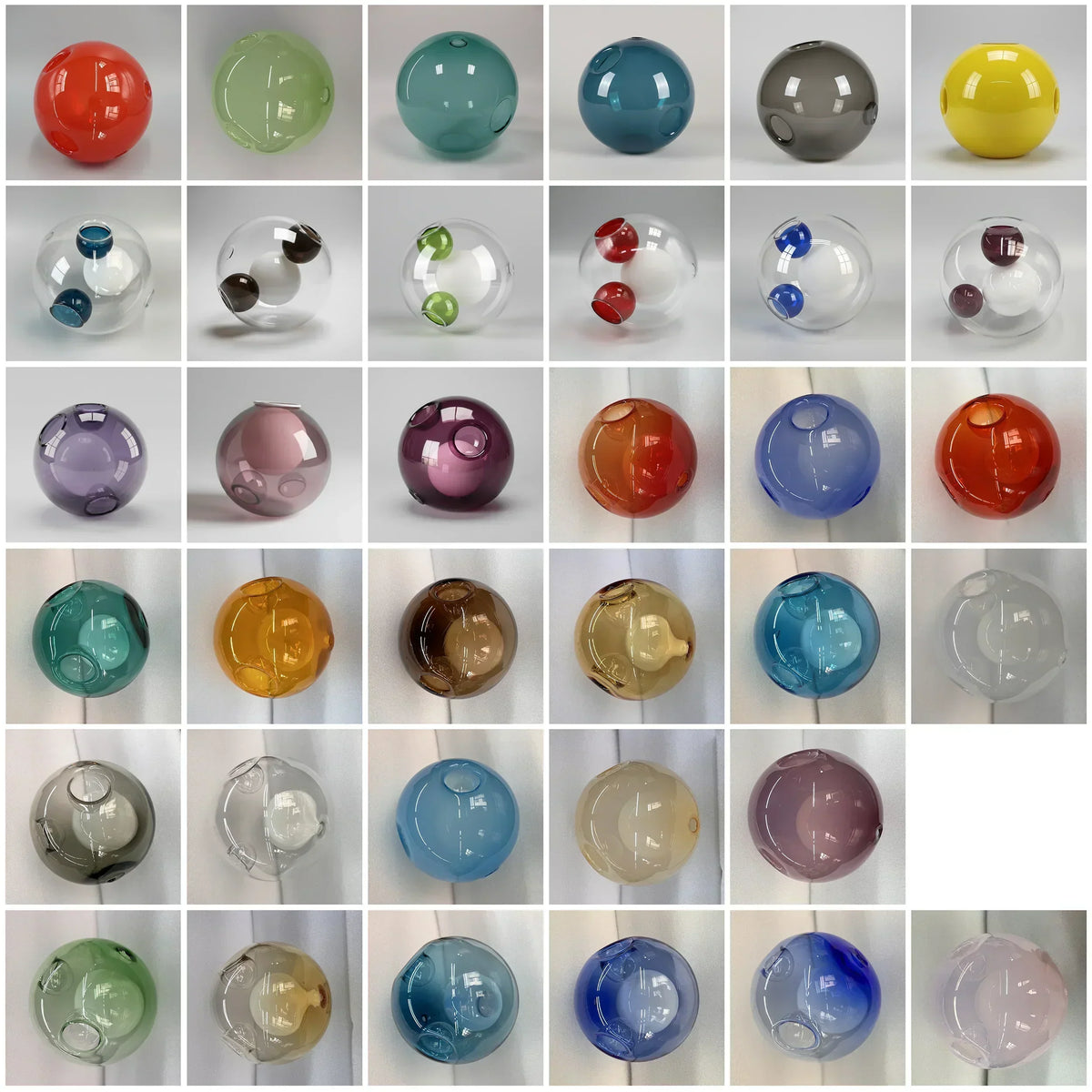 28 Single Glass Pendant Lamp – Glass detail 9