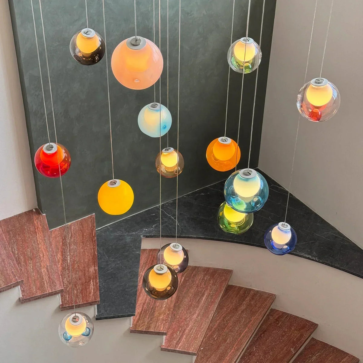 28 Single Glass Pendant Lamp – Glass detail 4