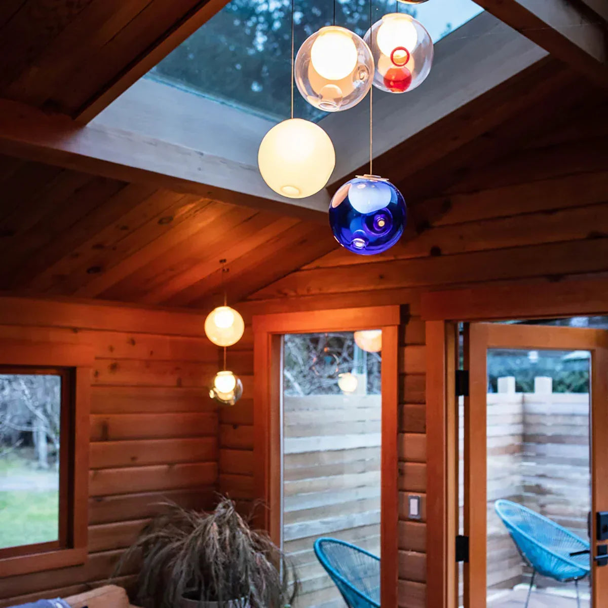 28 Single Glass Pendant Lamp – Glass detail 7