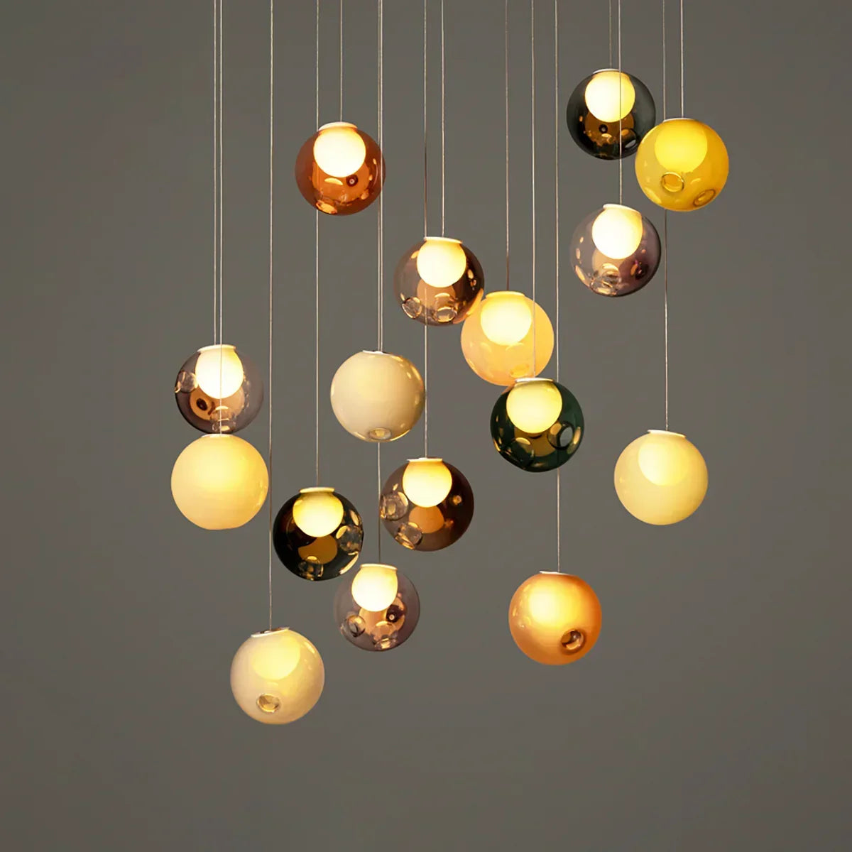 28 Single Glass Pendant Lamp – Glass detail 60