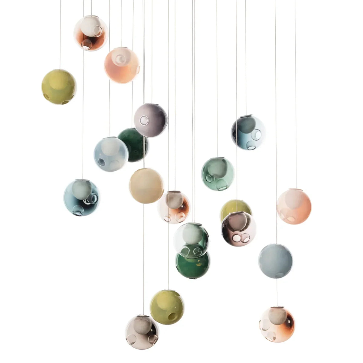 28 Single Glass Pendant Lamp – Glass detail 68