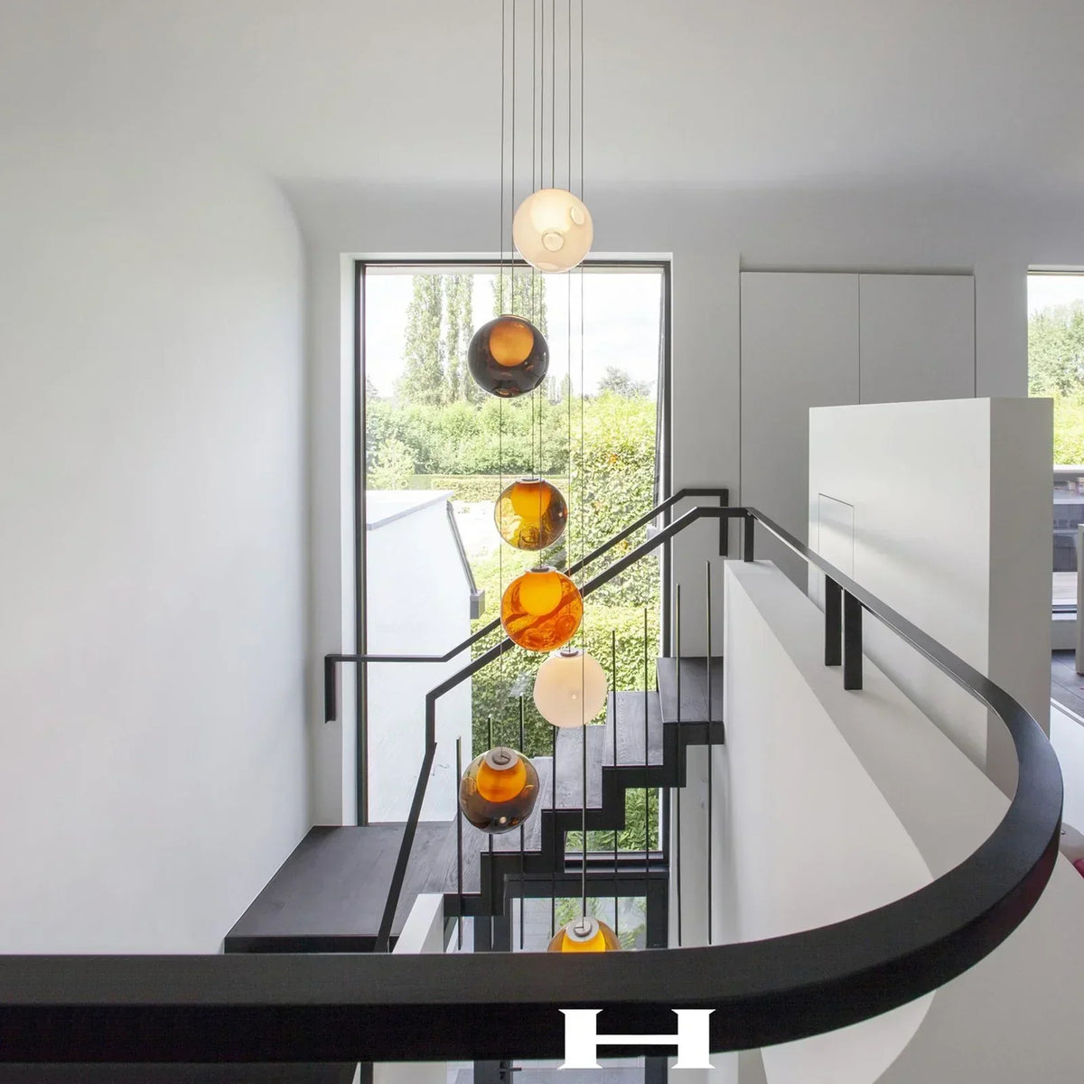28 Single Glass Pendant Lamp – Glass detail 6