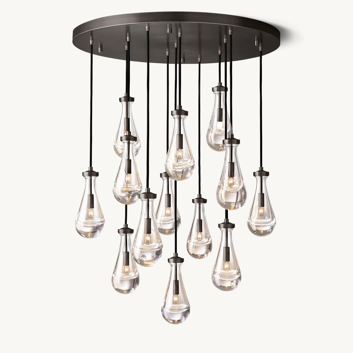 Raindrop Glass Chandelier – Glass detail 11
