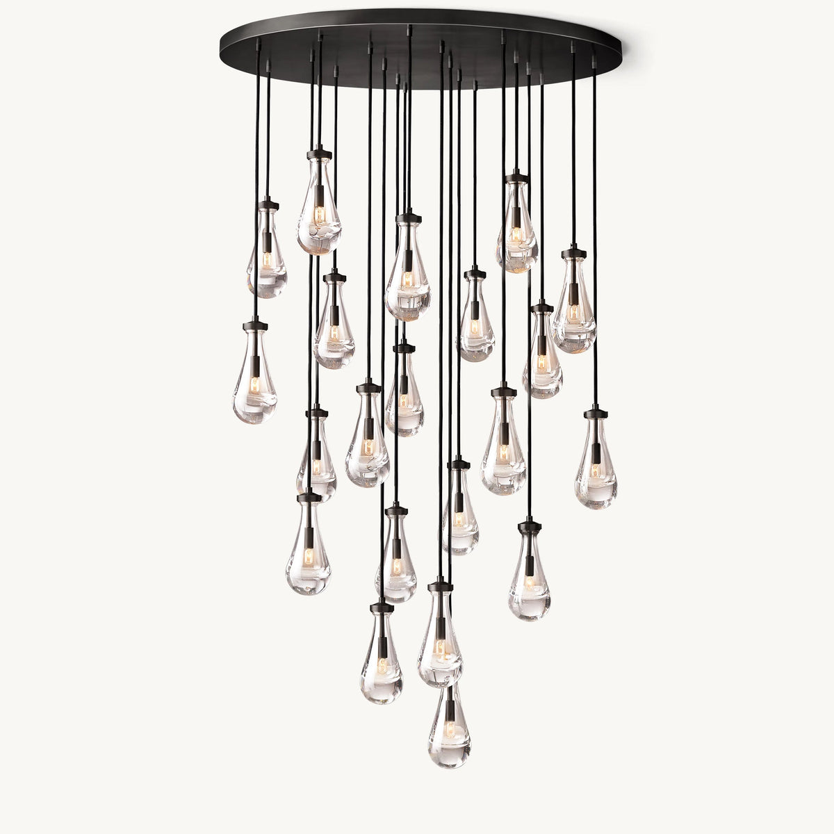 Raindrop Glass Chandelier – Glass detail 13
