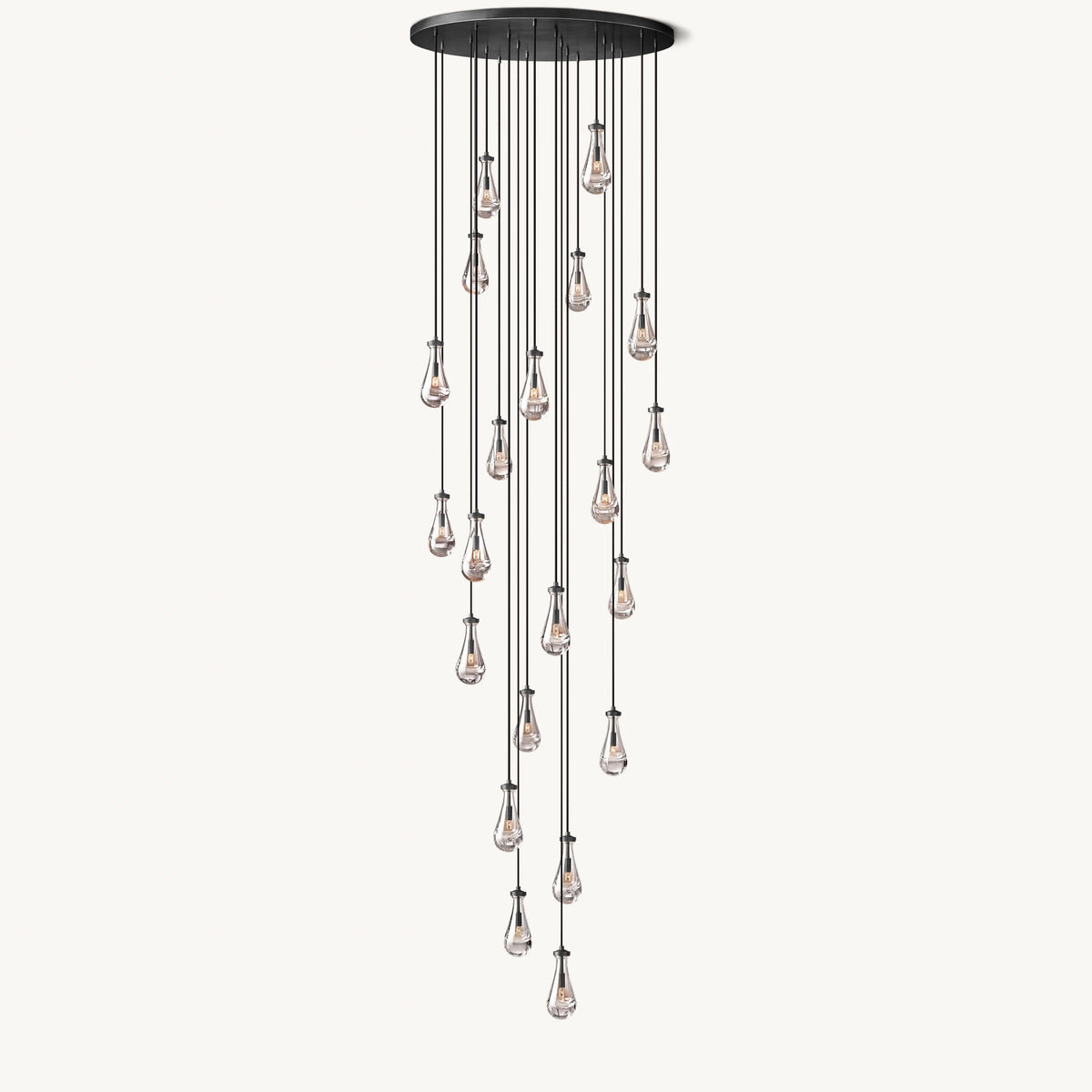 Raindrop Glass Chandelier – Glass detail 15