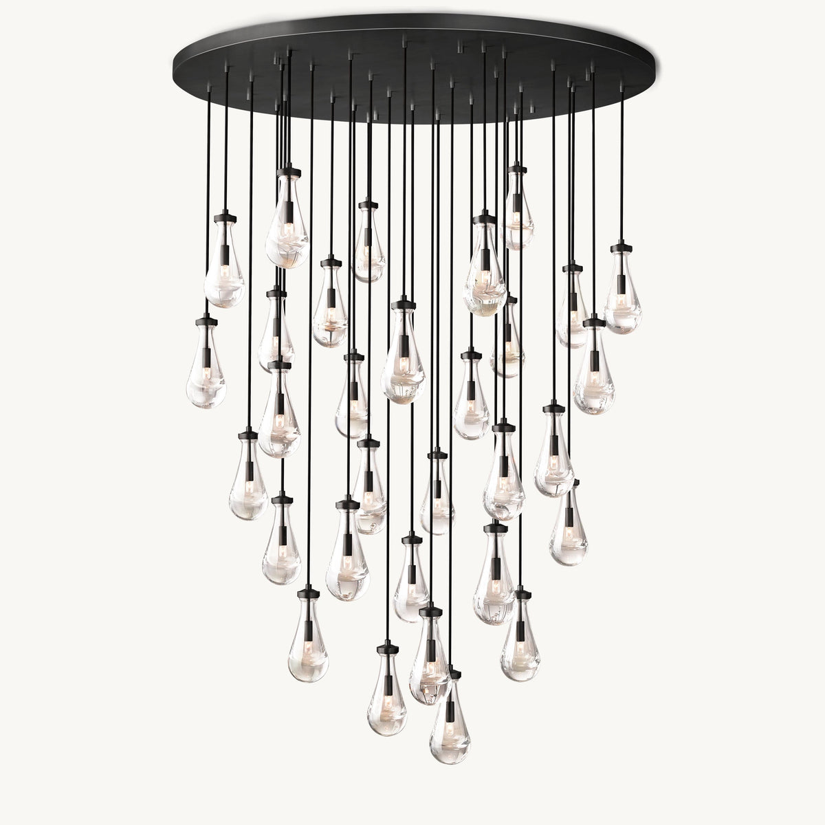 Raindrop Glass Chandelier – Glass detail 17