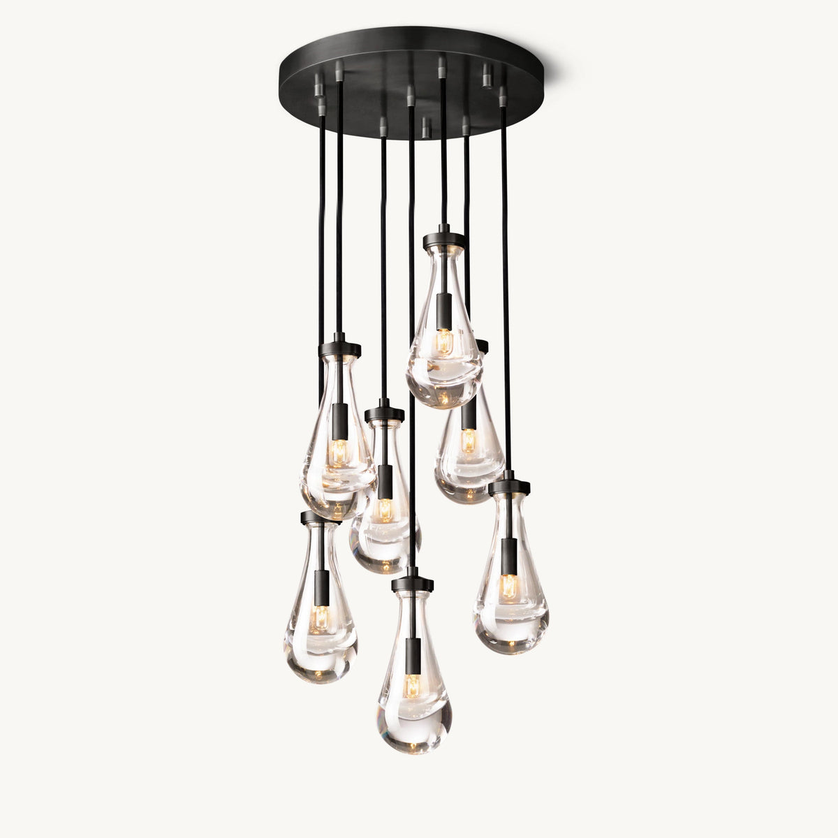 Raindrop Glass Chandelier – Glass detail 9