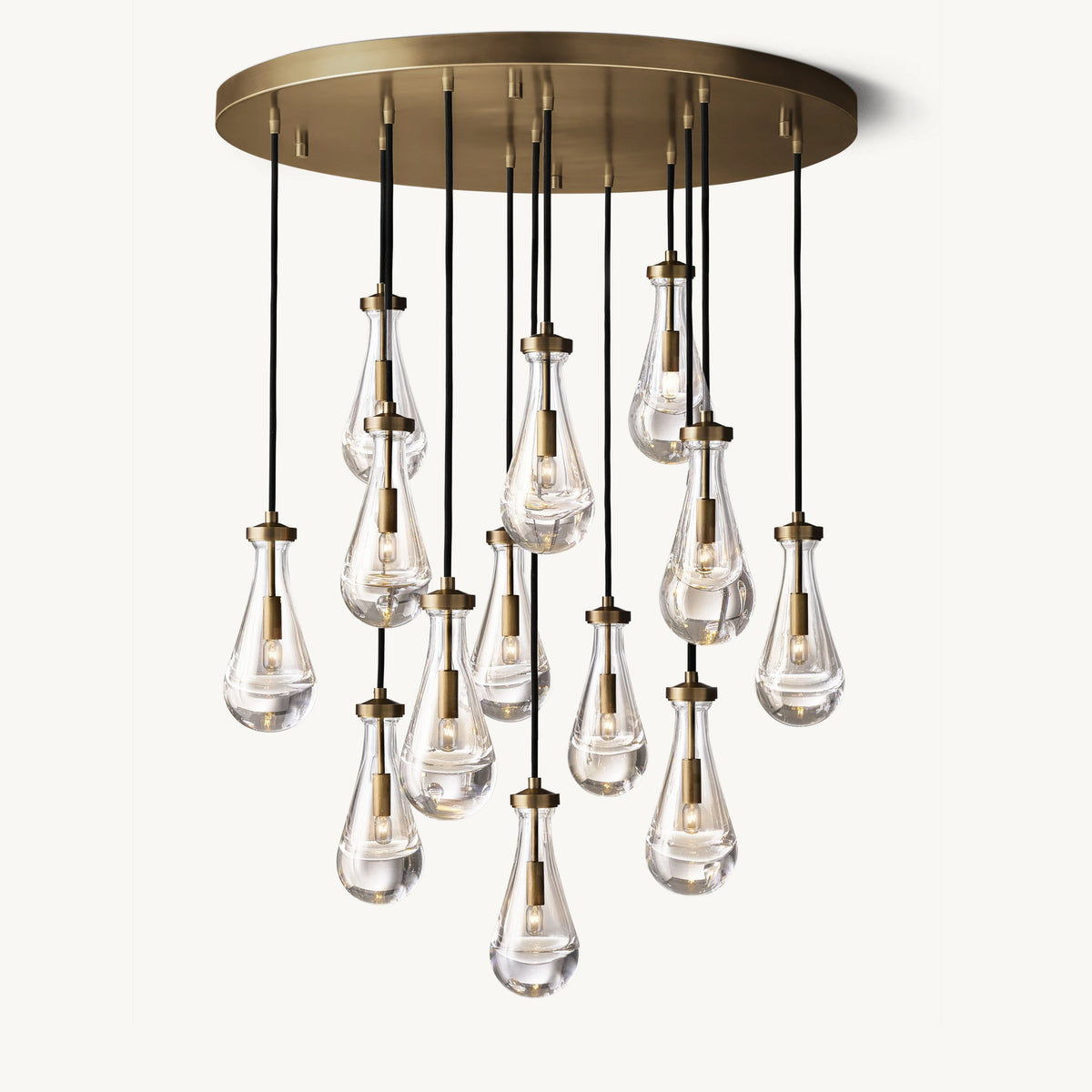 Raindrop Glass Chandelier – Glass detail 23