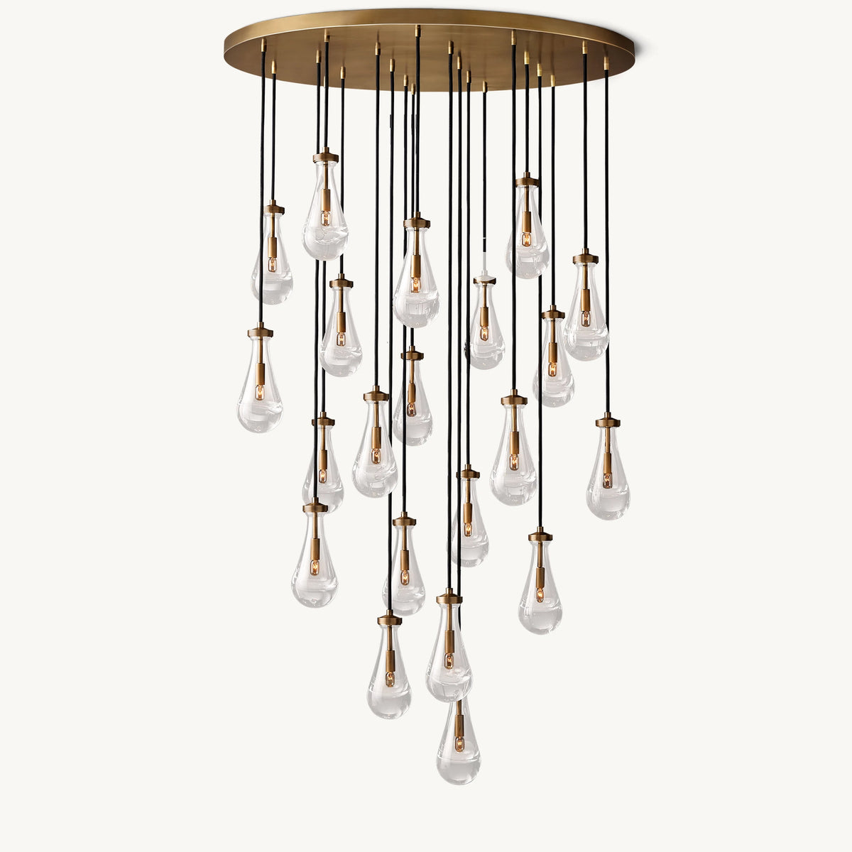Raindrop Glass Chandelier – Glass detail 25