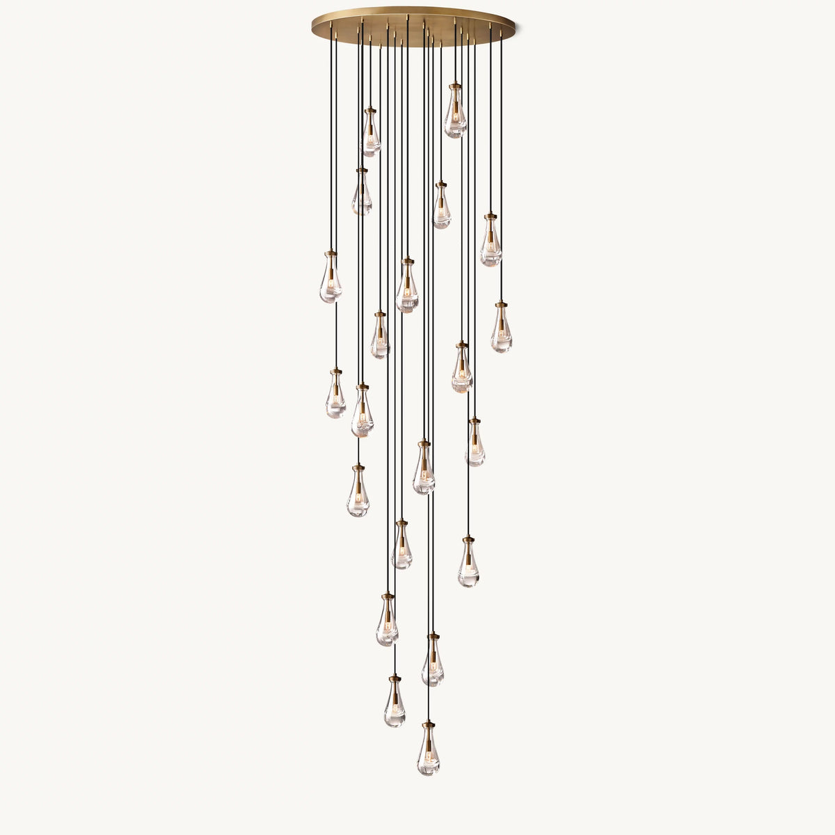 Raindrop Glass Chandelier – Glass detail 27