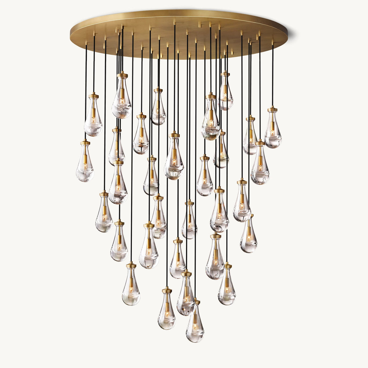 Raindrop Glass Chandelier – Glass detail 29