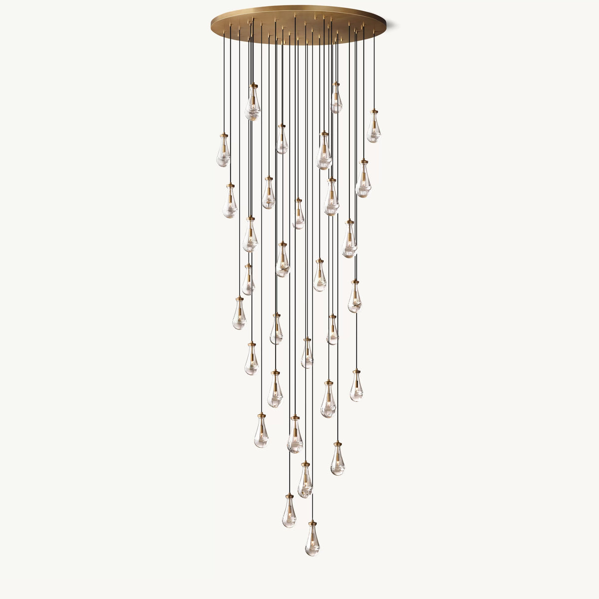 Raindrop Glass Chandelier – Glass detail 31