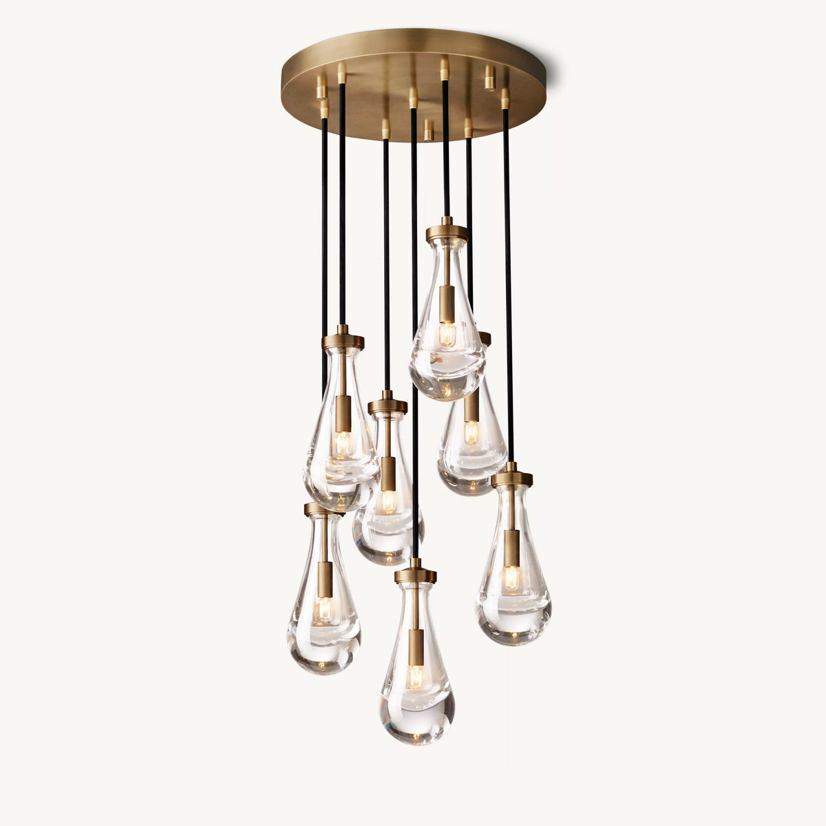 Raindrop Glass Chandelier – Glass detail 21