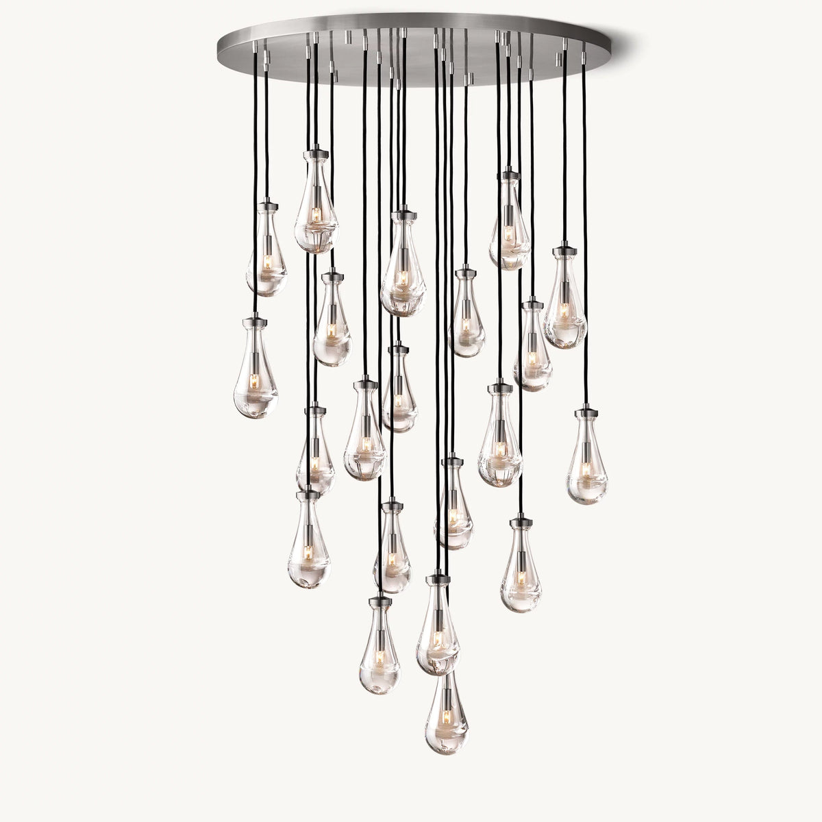 Raindrop Glass Chandelier – Glass detail 37