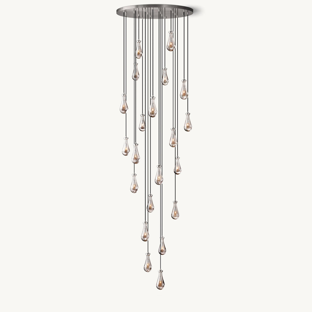 Raindrop Glass Chandelier – Glass detail 39