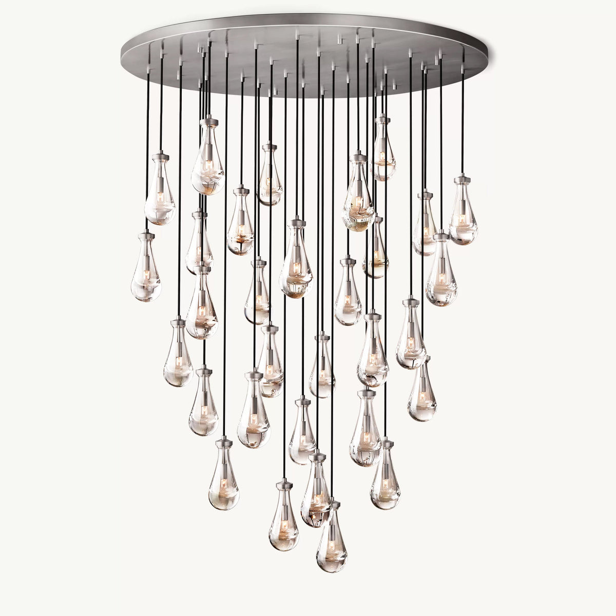 Raindrop Glass Chandelier – Glass detail 41