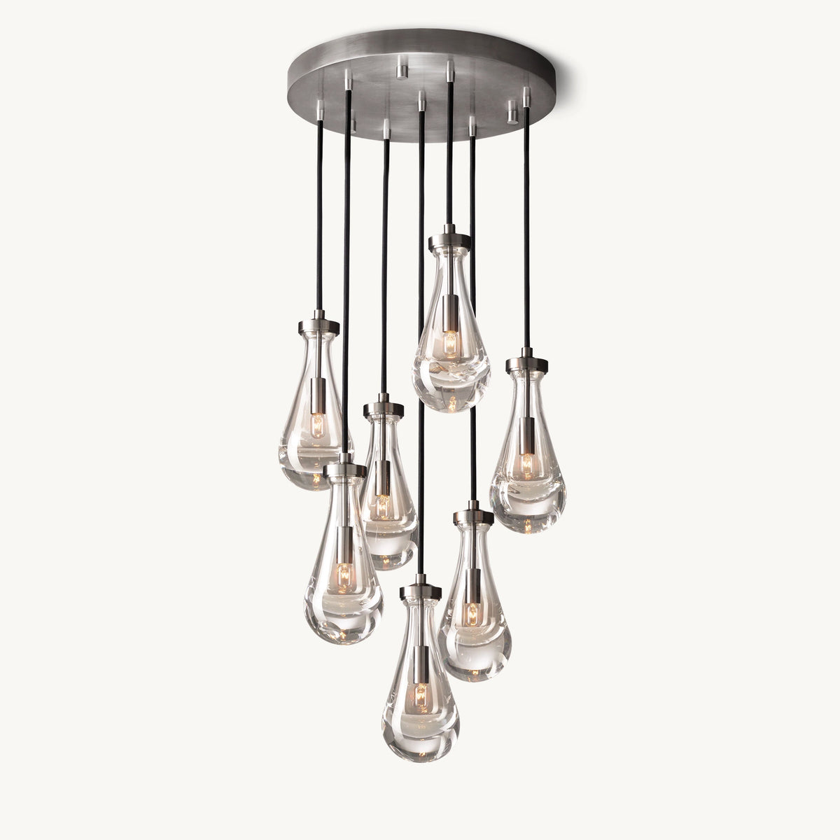 Raindrop Glass Chandelier – Glass detail 33