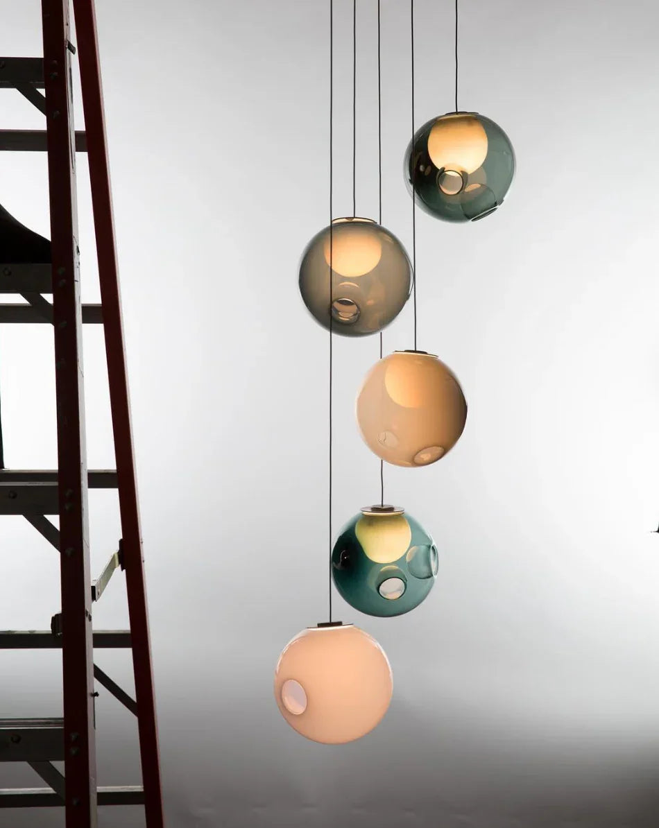 28 Single Glass Pendant Lamp – Glass detail 31
