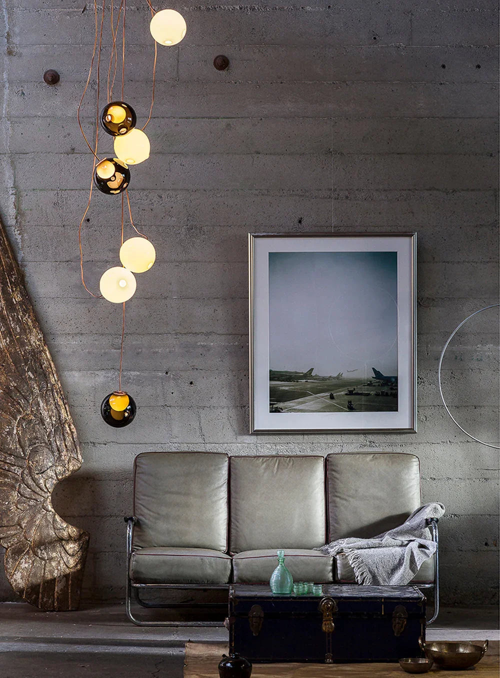 28 Single Glass Pendant Lamp – Glass detail 35