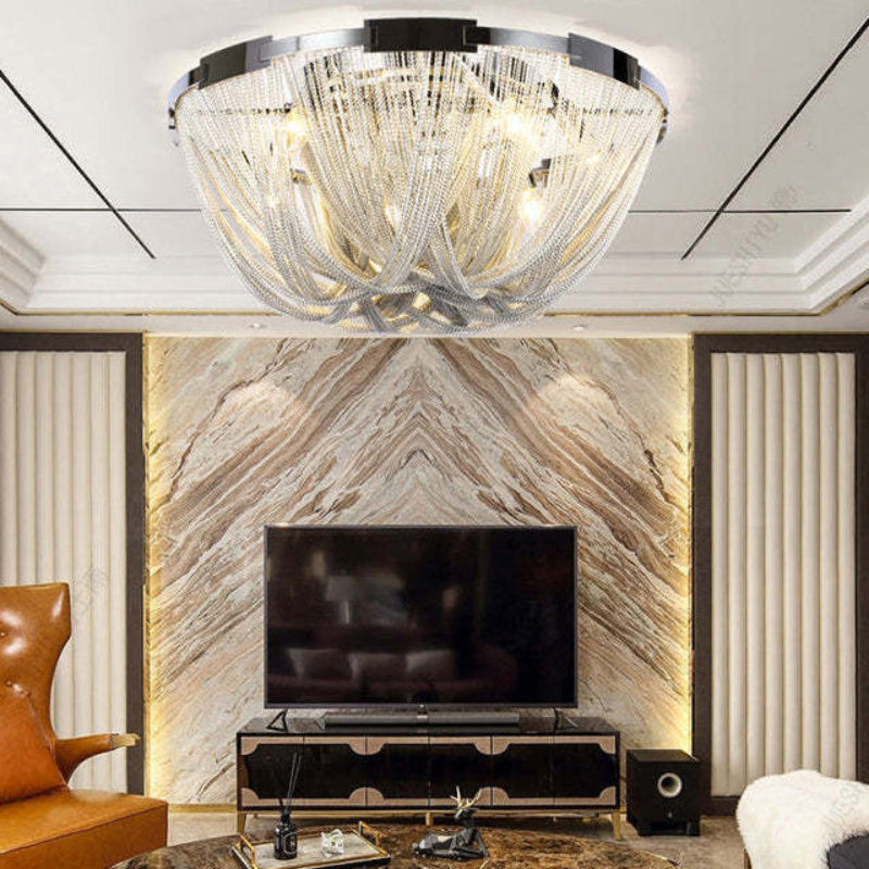 Chain Tassel Ceiling Light – detail 12