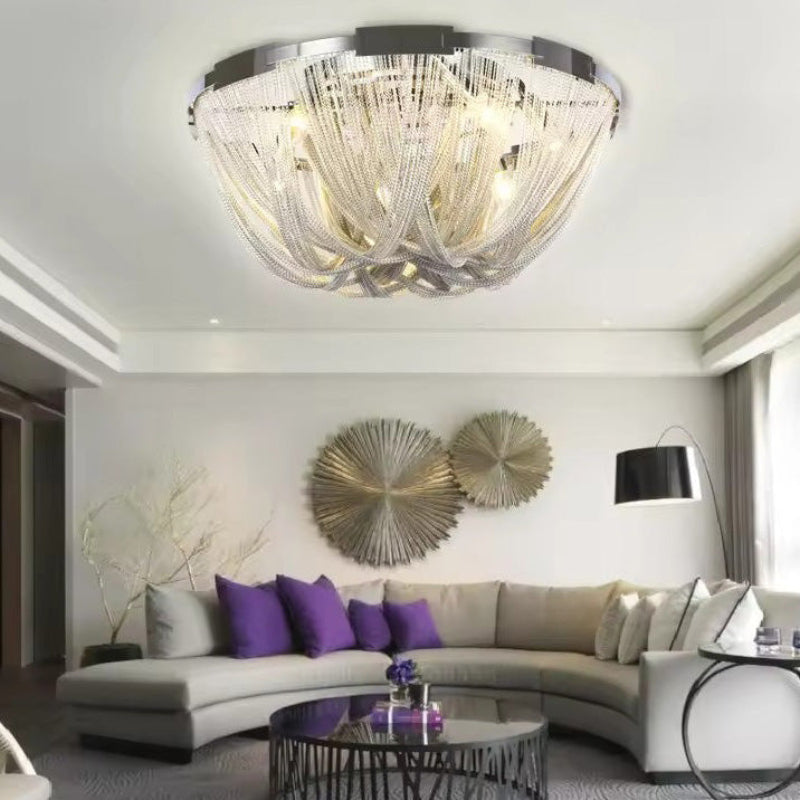 Chain Tassel Ceiling Light – detail 3