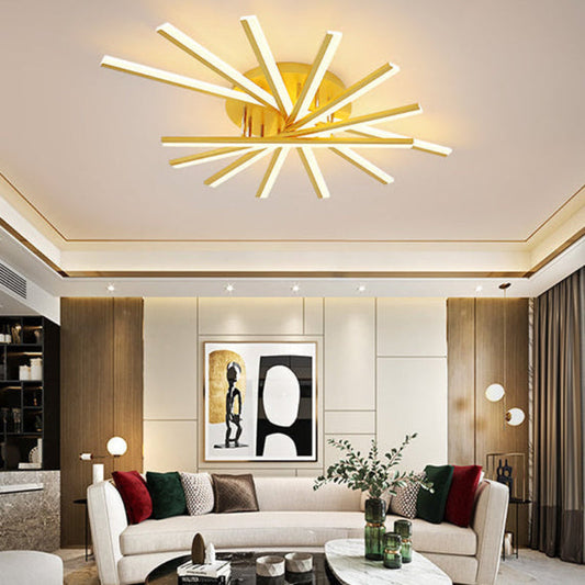 Modern Multi Light Stick Ceiling